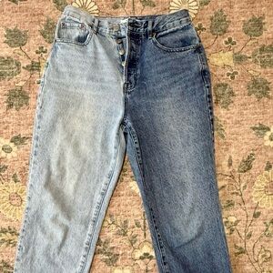 pacsun 2 tone jeans